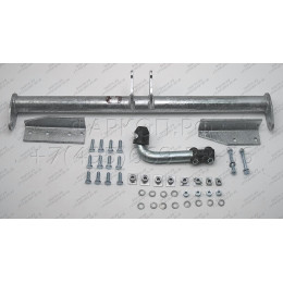 J005A GALIA Полностью оцинкованный фаркоп на Jeep Cherokee XJ 1988-2001. Тип шара: A. Установка без снятия и выреза бампера. Нагрузки: 3300/100 кг, масса фаркопа 18 