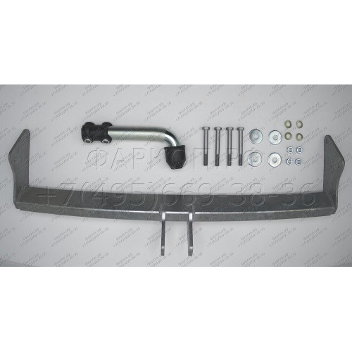 J012A GALIA Полностью оцинкованный фаркоп на Jeep Compass MK 2006-2011, Jeep Liberty 2006-2011. Тип шара: A. Требуется вырез в бампере. Нагрузки: 2000/100 кг, масса фаркопа 12,82 кг