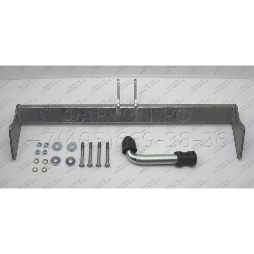 J012A GALIA Полностью оцинкованный фаркоп на Jeep Compass MK 2006-2011, Jeep Liberty 2006-2011. Тип шара: A. Требуется вырез в бампере. Нагрузки: 2000/100 кг, масса фаркопа 12,82 кг