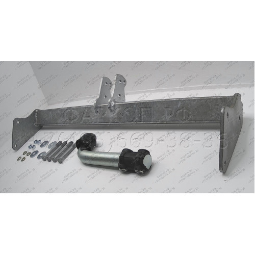 J012A GALIA Полностью оцинкованный фаркоп на Jeep Compass MK 2006-2011, Jeep Liberty 2006-2011. Тип шара: A. Требуется вырез в бампере. Нагрузки: 2000/100 кг, масса фаркопа 12,82 кг