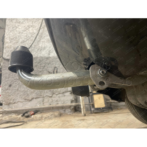 J012A GALIA Полностью оцинкованный фаркоп на Jeep Compass MK 2006-2011, Jeep Liberty 2006-2011. Тип шара: A. Требуется вырез в бампере. Нагрузки: 2000/100 кг, масса фаркопа 12,82 кг