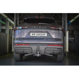 JDA-23-991122.00 PT GROUP Фаркоп на Jetour Dashing 2023- без подрезки бампера. Тип шара: E (легкосъемный шар под квадрат). Нагрузки: 1000/75 кг, масса фаркопа 20,6 кг (бе