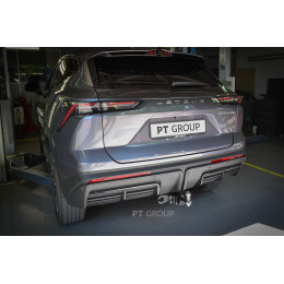 JDA-23-991122.00 PT GROUP Фаркоп на Jetour Dashing 2023- без подрезки бампера. Тип шара: E (легкосъемный шар под квадрат). Нагрузки: 1000/75 кг, масса фаркопа 20,6 кг (бе