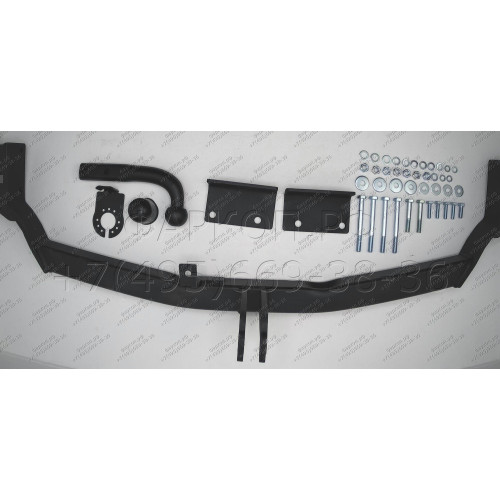K-016 STEINHOF Фаркоп на Kia Sorento XM 2009-2012. Требуется подрезка бампера. Тип шара: A. Нагрузки: 2600/100 кг, масса фаркопа 22,6 кг (без электрики в комплекте)