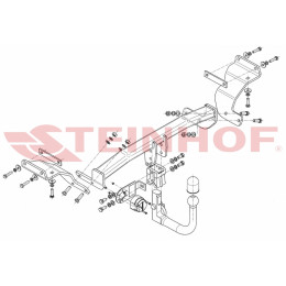 K-064 STEINHOF Фаркоп на Hyundai i30 универсал 2012-2018, Kia Ceed универсал (также GT Line) 2012-2018. Требуется подрезка бампера. Тип шара: AV (вертикальное быстросъемн