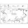 K028C GALIA Полностью оцинкованный фаркоп на Kia Sorento 2002-2009. Подрозетник убирается за бампер. Тип шара: C (горизонтальный съемный). Невидимый вырез бампера. Нагрузки: 3500/140 кг, масса фаркопа 18,87 кг