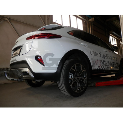 K049A GALIA Полностью оцинкованный фаркоп на Kia XCeed 2020-. Тип шара: A. Установка без выреза бампера. Нагрузки: 1600/85 кг, масса фаркопа 13,32 кг
