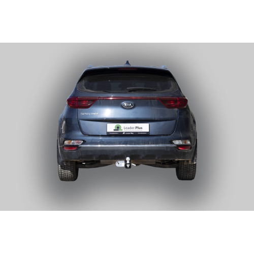 K124-E Лидер-плюс ТСУ для Kia Sportage 4 рестайл 2018-2022, Hyundai Tucson рестайл, кроме авто с двигателем 2,4 л 2018-2021 без выреза бампера. Тип шара: E. Нагрузки: 1500/100 кг, масса фаркопа 18,2 кг (без электрики в комплекте)