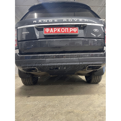 L-115 STEINHOF Фаркоп на Land Rover Range Rover IV L405 2013-2022. Требуется подрезка бампера. Тип шара: AV (вертикальное быстросъемное крепление шара на ключе). Нагрузки: 3500/150 кг, масса фаркопа 32,95 кг (без электрики в комплекте)