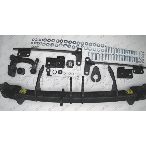 L-115 STEINHOF Фаркоп на Land Rover Range Rover IV L405 2013-2022. Требуется подрезка бампера. Тип шара: AV (вертикальное быстросъемное крепление шара на ключе). Нагрузки: 3500/150 кг, масса фаркопа 32,95 кг (без электрики в комплекте)