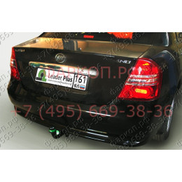 L301-A Лидер-плюс ТСУ для Lifan Solano 2008-2021, Lifan 620 седан 2010-2021. Требуется подрезка бампера. Нагрузки: 1000/50 кг, масса фаркопа 15,16 кг (без электрики в ком
