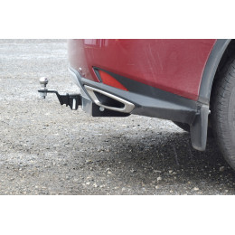 LRX-19-991124.00 PT GROUP Фаркоп с нержавеющей накладкой на Lexus RX, кроме F-Sport 2019-2022 без подрезки бампера. Тип шара: E (легкосъемный шар под квадрат). Нагру