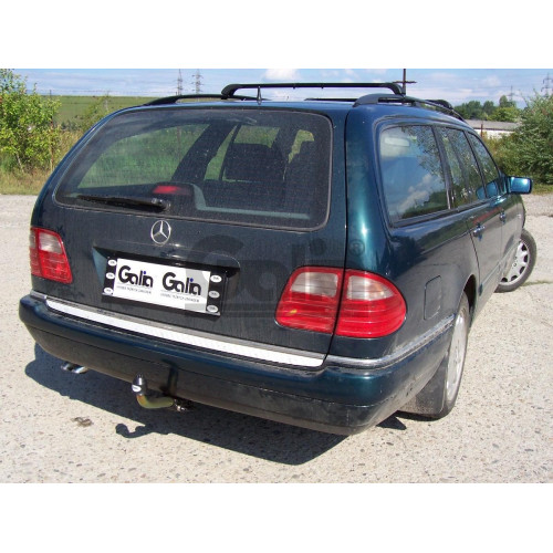 M027A GALIA Полностью оцинкованный фаркоп на Mercedes E-Class s210 универсал 1996-2003. Тип шара: A. Без выреза бампера. Нагрузки: 2200/75 кг, масса фаркопа 22,01 кг