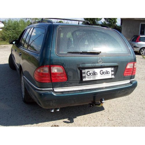 M027A GALIA Полностью оцинкованный фаркоп на Mercedes E-Class s210 универсал 1996-2003. Тип шара: A. Без выреза бампера. Нагрузки: 2200/75 кг, масса фаркопа 22,01 кг