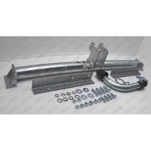 M027A GALIA Полностью оцинкованный фаркоп на Mercedes E-Class s210 универсал 1996-2003. Тип шара: A. Без выреза бампера. Нагрузки: 2200/75 кг, масса фаркопа 22,01 кг