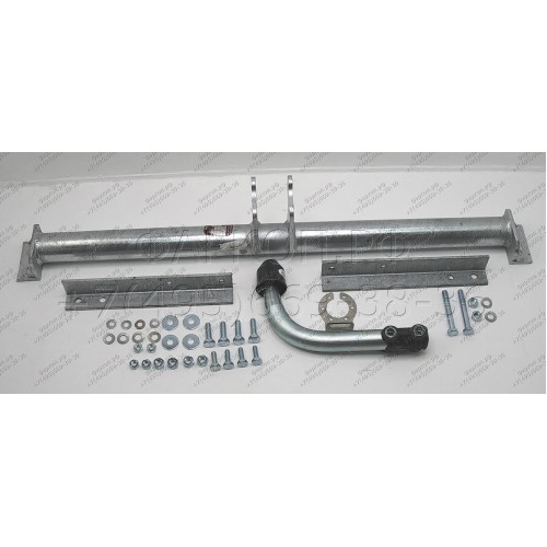 M027A GALIA Полностью оцинкованный фаркоп на Mercedes E-Class s210 универсал 1996-2003. Тип шара: A. Без выреза бампера. Нагрузки: 2200/75 кг, масса фаркопа 22,01 кг