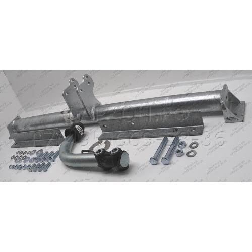 M027A GALIA Полностью оцинкованный фаркоп на Mercedes E-Class s210 универсал 1996-2003. Тип шара: A. Без выреза бампера. Нагрузки: 2200/75 кг, масса фаркопа 22,01 кг
