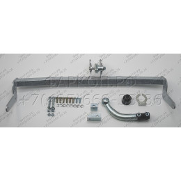 M058A GALIA Полностью оцинкованный фаркоп на Mitsubishi Carisma седан/хетчбек 1995-2005. Тип шара: A. Невидимый вырез бампера. Нагрузки: 1475/75 кг, масса фаркопа 1