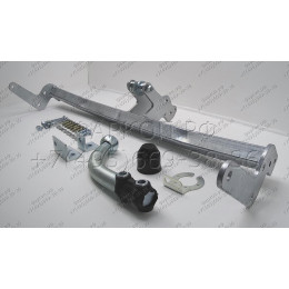 M058A GALIA Полностью оцинкованный фаркоп на Mitsubishi Carisma седан/хетчбек 1995-2005. Тип шара: A. Невидимый вырез бампера. Нагрузки: 1475/75 кг, масса фаркопа 1