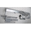 M097A GALIA Полностью оцинкованный фаркоп на Mercedes C-Class w203 седан / s203 универсал 2000-2007, Mercedes CLK-Class 2002-2009. Особенности: для нестандартного бампера требуется большой вырез. Подрозетник убирается за бампер. Тип шара: A. Невидимый выр