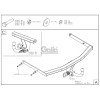 M106A GALIA Полностью оцинкованный фаркоп на Mazda 3 седан/хетчбек 2003-2009, Mazda 3 седан/хетчбек 2009-2013, Ford Focus III хетчбек 2011-2019. Тип шара: A. Невидимый вырез бампера. Нагрузки: 1500/75 кг, масса фаркопа 16,02 кг