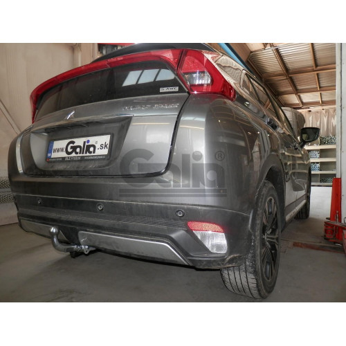 M122A GALIA Полностью оцинкованный фаркоп на Mitsubishi Eclipse Cross 2018-, Mitsubishi ASX 2010-2022 (без подрезки бампера), Citroen C4 Aircross 2012-2016, Peugeot 4008 2012-2016 (с невидимой подрезкой бампера). Тип шара: A. Нагрузки: 1600/100 кг, масса 