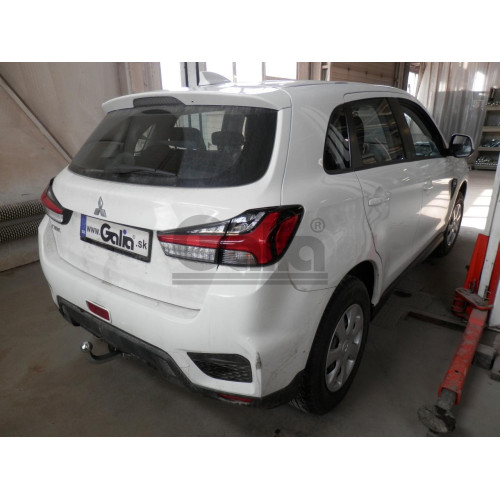 M122A GALIA Полностью оцинкованный фаркоп на Mitsubishi Eclipse Cross 2018-, Mitsubishi ASX 2010-2022 (без подрезки бампера), Citroen C4 Aircross 2012-2016, Peugeot 4008 2012-2016 (с невидимой подрезкой бампера). Тип шара: A. Нагрузки: 1600/100 кг, масса 