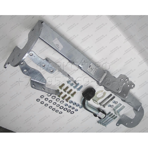 M122A GALIA Полностью оцинкованный фаркоп на Mitsubishi Eclipse Cross 2018-, Mitsubishi ASX 2010-2022 (без подрезки бампера), Citroen C4 Aircross 2012-2016, Peugeot 4008 2012-2016 (с невидимой подрезкой бампера). Тип шара: A. Нагрузки: 1600/100 кг, масса 