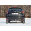 MCX-11-991122.00 PT GROUP Фаркоп на Mazda CX-5 2011-2017, 2017-2025 без подрезки бампера. Тип шара: E (легкосъемный шар под квадрат). Нагрузки: 2500/100 кг, масса фаркопа 19,2 кг (без электрики в комплекте)