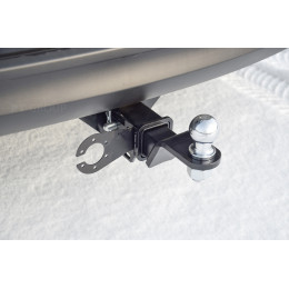 MCX-11-991122.00 PT GROUP Фаркоп на Mazda CX-5 2011-2017, 2017-2025 без подрезки бампера. Тип шара: E (легкосъемный шар под квадрат). Нагрузки: 2500/100 кг, масса фаркопа 19,2