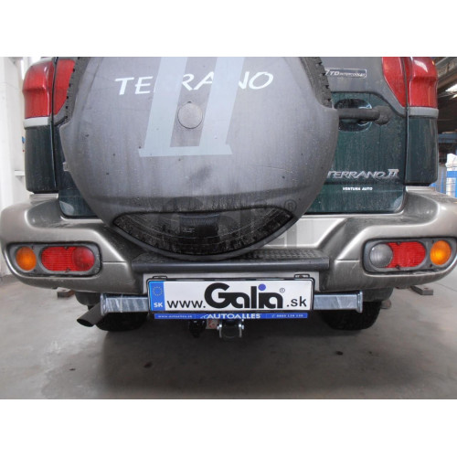 N027A GALIA Полностью оцинкованный фаркоп на Ford Maverick 1993-2000, Nissan Terrano 1993-2002. Тип шара: A. Установка без снятия и выреза бампера. Нагрузки: 3000/120 кг, масса фаркопа 16,75 кг