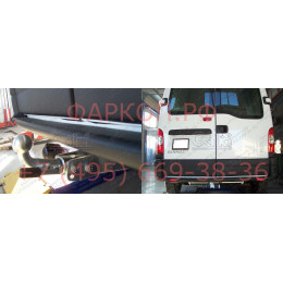 N047C GALIA Полностью оцинкованный фаркоп на Nissan Interstar 1998-2010, Opel Movano A 1999-2010, Renault Master 1998-2010. Тип шара: C (горизонтальный съемный). Установка без сняти