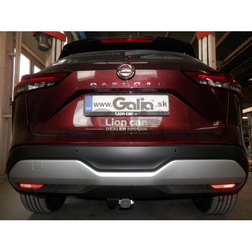 N060C GALIA Полностью оцинкованный фаркоп на Nissan Qashqai 2021-. Тип шара: C (горизонтальный съемный). Установка без выреза бампера. Нагрузки: 2000/100 кг, масса фаркопа 18,47 кг