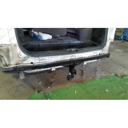 H.N30.A HALTY Фаркоп на Nissan Serena C26 2WD/4WD комплектация Highway Star, без парктроников 2010-2016. Требуется подрезка бампера. Тип шара: A. Нагрузки: 750/75 кг, масса фаркопа 17 кг