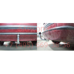 O056C GALIA Полностью оцинкованный фаркоп на Opel Zafira A 1999-2005. Тип шара: C (горизонтальный съемный). Без выреза бампера. Нагрузки: 1500/80 кг, масса фарко