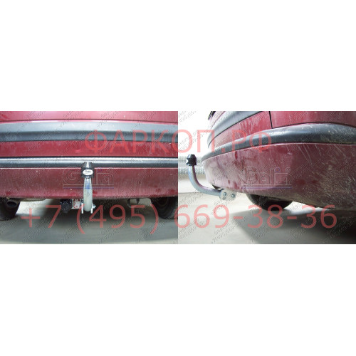 O056C GALIA Полностью оцинкованный фаркоп на Opel Zafira A 1999-2005. Тип шара: C (горизонтальный съемный). Без выреза бампера. Нагрузки: 1500/80 кг, масса фаркопа 16,1 кг