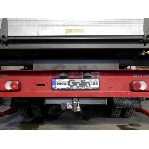 O069C GALIA Полностью оцинкованный фаркоп на Renault Master шасси 2010-2024, Opel Movano шасси 2010-2021, Nissan NV400 шасси 2011-2021, Nissan Interstar шасси 2010-2024. Тип шара: C (горизонтальный съемный). Установка без снятия и выреза бампера. Нагрузки