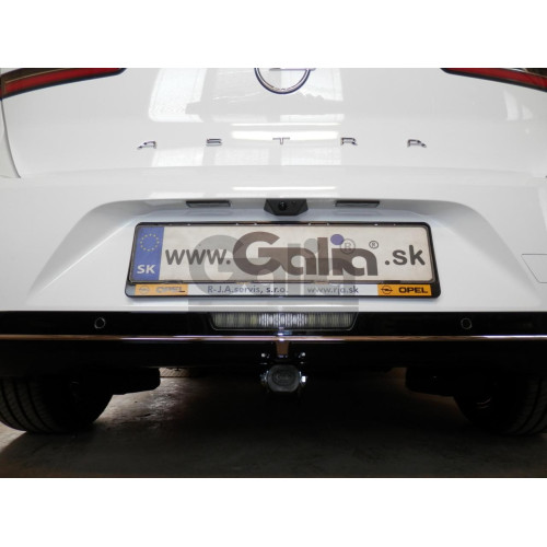 O075C GALIA Полностью оцинкованный фаркоп на Peugeot 308 SW хетчбек 5 дверей 2022-, Opel Astra L хетчбек 5 дверей 2022-. Тип шара: C (горизонтальный съемный). Невидимый вырез бампера. Нагрузки: 1600/75 кг, масса фаркопа 17,87 кг