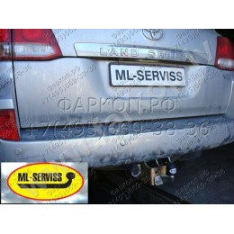 O 71 AUTO-HAK Фаркоп для Toyota Land Cruiser 200 2008-2021, Lexus LX 2007-2021. Требуется подрезка бампера. Тип шара: F. Нагрузки: 3500/140 кг, масса фаркопа 11,7 кг