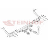 P-053 STEINHOF Фаркоп на Peugeot 308 универсал 2008-2014 без снятия и подрезки бампера. Тип шара: AH (горизонтальное быстросъемное крепление шара на ключе). Нагрузки: 1700/75 кг, масса фаркопа 20,9 кг (без электрики в комплекте)