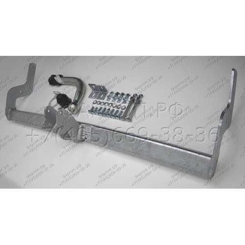 P032A GALIA Полностью оцинкованный фаркоп на Peugeot 207 хетчбек 2006-2012. Тип шара: A. Установка без снятия и выреза бампера. Нагрузки: 1150/46 кг, масса фаркопа 16,01 кг