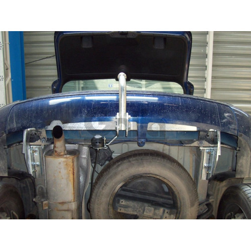 P036A GALIA Полностью оцинкованный фаркоп на Peugeot 307 универсал 2002-2008. Подрозетник убирается за бампер. Тип шара: A. Установка без снятия и выреза бампера. Нагрузки: 1500/70 кг, масса фаркопа 17,42 кг