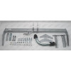 P036A GALIA Полностью оцинкованный фаркоп на Peugeot 307 универсал 2002-2008. Подрозетник убирается за бампер. Тип шара: A. Установка без снятия и выреза бампера. Нагрузки: 1500/70 кг, масса фаркопа 17,42 кг