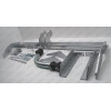 P036A GALIA Полностью оцинкованный фаркоп на Peugeot 307 универсал 2002-2008. Подрозетник убирается за бампер. Тип шара: A. Установка без снятия и выреза бампера. Нагрузки: 1500/70 кг, масса фаркопа 17,42 кг
