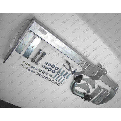 P036A GALIA Полностью оцинкованный фаркоп на Peugeot 307 универсал 2002-2008. Подрозетник убирается за бампер. Тип шара: A. Установка без снятия и выреза бампера. Нагрузки: 1500/70 кг, масса фаркопа 17,42 кг