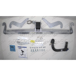 P046V GALIA Полностью оцинкованный фаркоп на Citroen C5 Aircross 2019-, Peugeot 3008 2016-2024, кроме GT line, Opel Grandland X 2017-2021, Opel Grandland 2021-. Подрозетник убирается за бампер.