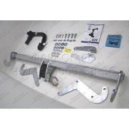 P046V GALIA Полностью оцинкованный фаркоп на Citroen C5 Aircross 2019-, Peugeot 3008 2016-2024, кроме GT line, Opel Grandland X 2017-2021, Opel Grandland 2021-. Подрозетник убирается за бампер.