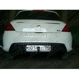 PE 02 AVTOS Фаркоп на Peugeot 308 хетчбек 3/5 дверей 2008-2013 без подрезки бампера. Тип шара: A. Нагрузки: 1000/50 кг, масса фаркопа 16 кг (без электрики в комплек