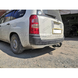 H.T66.A HALTY Фаркоп на Toyota Probox / Suceed 2WD/4WD 2002-2014 без подрезки бампера. Тип шара: A. Нагрузки: 550/75 кг, масса фаркопа 16,9 кг