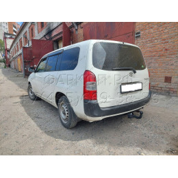 H.T68.A HALTY Фаркоп на Toyota Probox / Suceed 2WD/4WD 2014-06/2017 без подрезки бампера. Тип шара: A. Нагрузки: 550/75 кг, масса фаркопа 16,9 кг